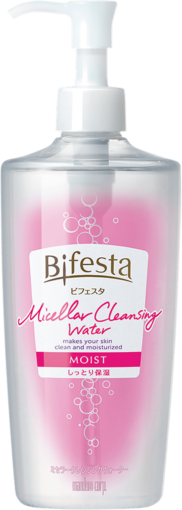 Moist micellar cleansing water